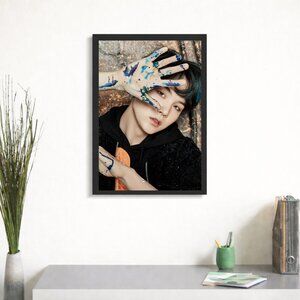 Suga 13x19 Framed Poster BTS Art Print Wall Decor New Poster Kpop Music